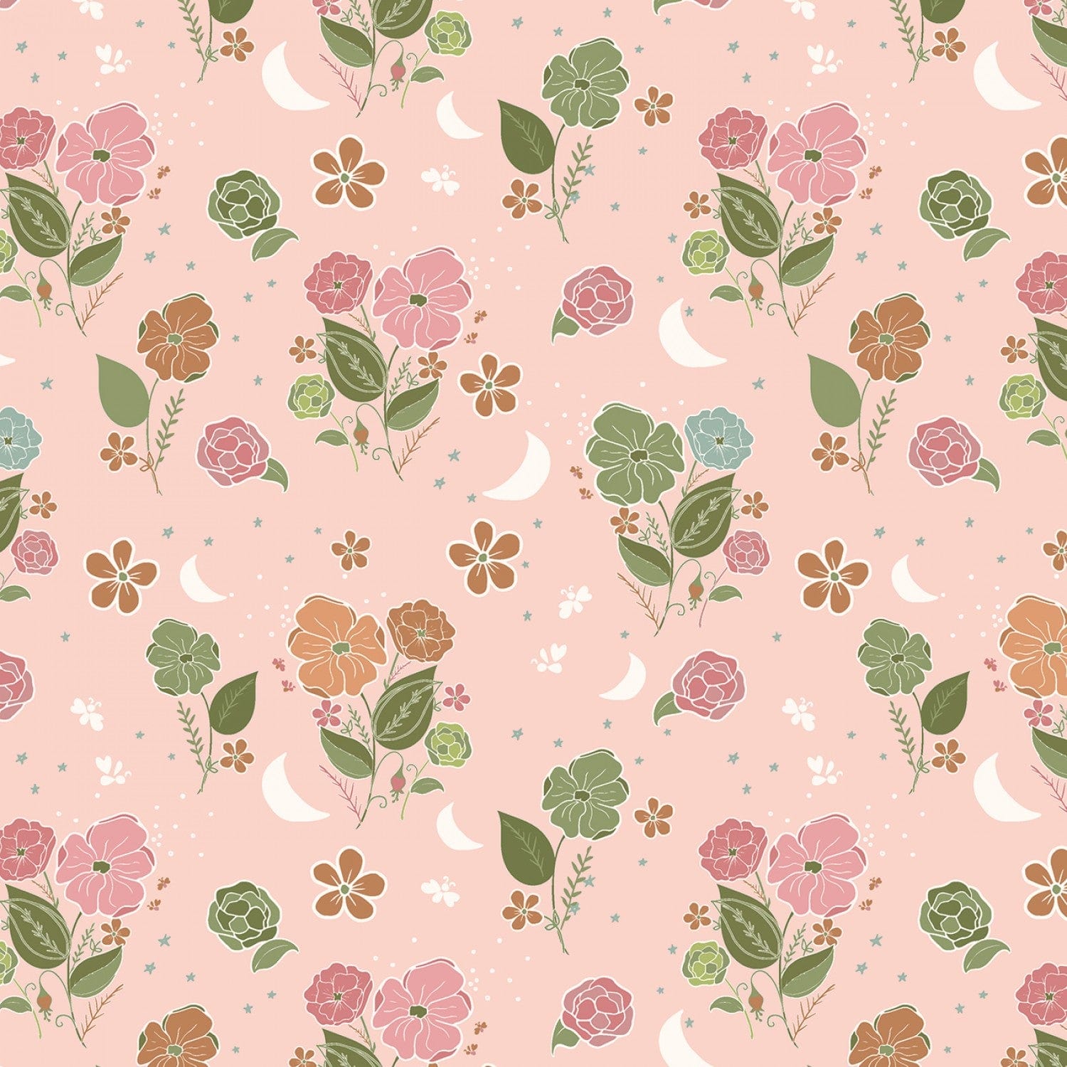 Beneath the Western Sky -  C11190R-PINK -  Riley Blake - Flower Prints
