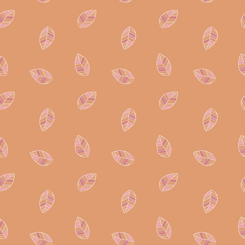 Beneath the Western Sky -  Leaves - C11192R-ORANGE -  Riley Blake - Flower Prints