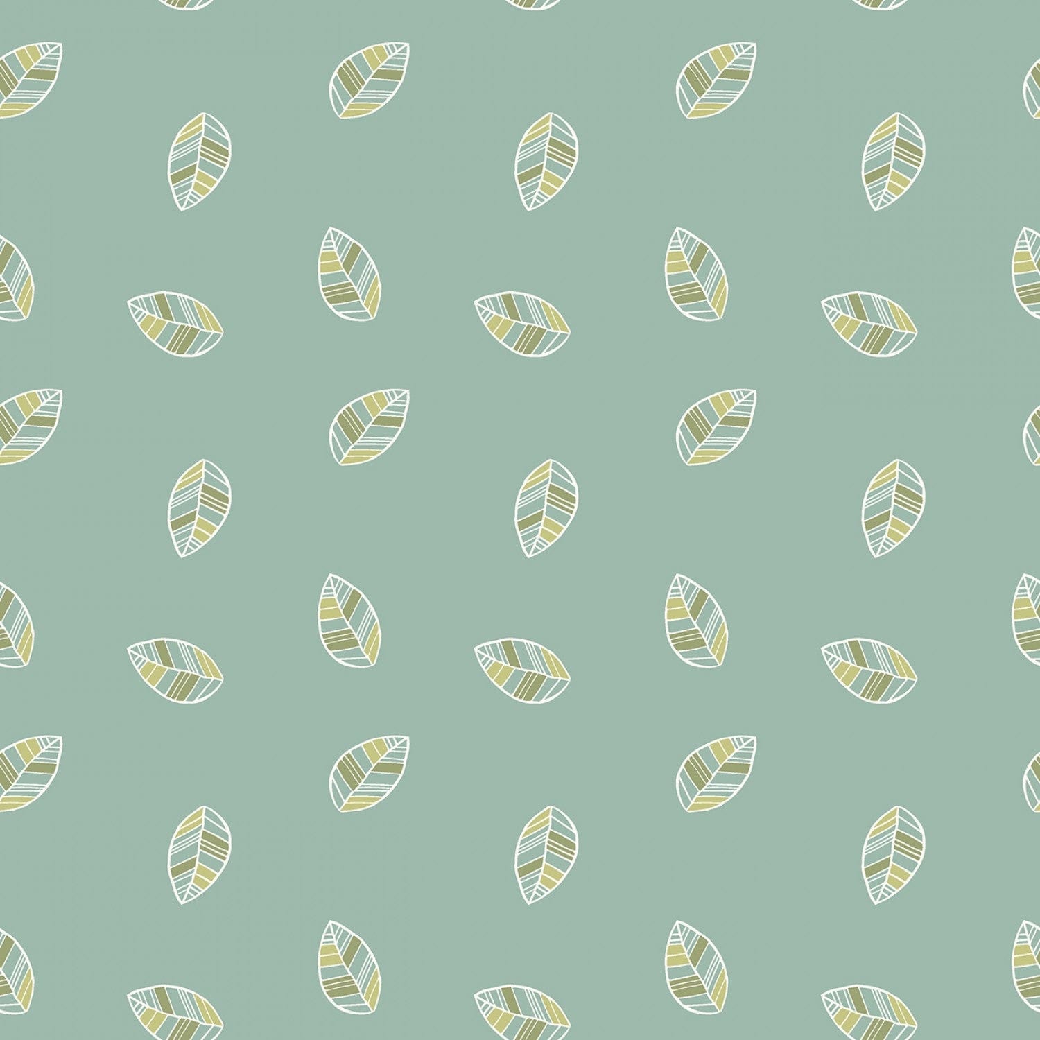 Beneath the Western Sky -  Leaves - C11192R-SEAFOAM -  Riley Blake - Flower Prints