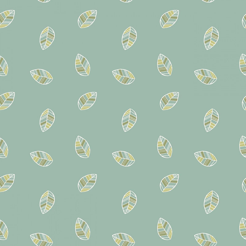 Beneath the Western Sky -  Leaves - C11192R-SEAFOAM -  Riley Blake - Flower Prints