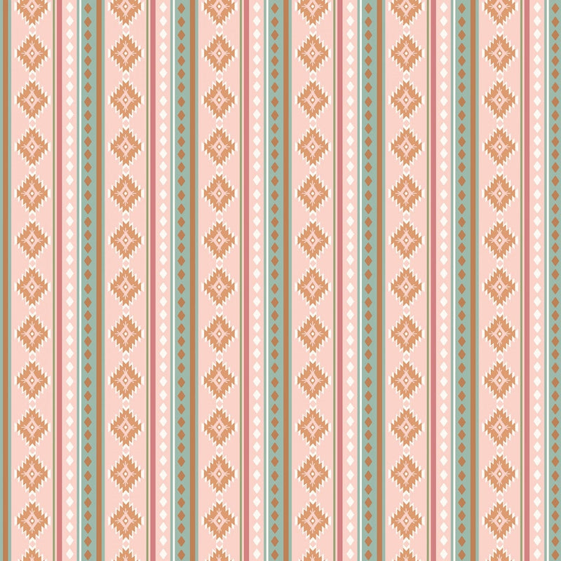 Beneath the Western Sky -  Stripes - C11193R-PINK -  Riley Blake - Flower Prints