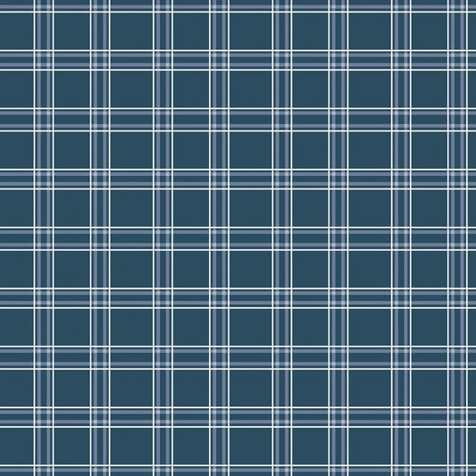 American Dream - Plaid Navy - C11935R-NAVY -  Riley Blake - Patriotic Prints