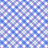 Hydrangea Garden - Cobalt Hydrangea Garden Plaid Digitally Printed - 5885S-77 - Studio E - Flower Prints