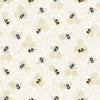 Bee You! - Cream Bees - 103-040 - Henry Glass - Flowers