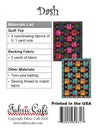 Dash Pattern - 3-yard Quilt - Fabric Cafe