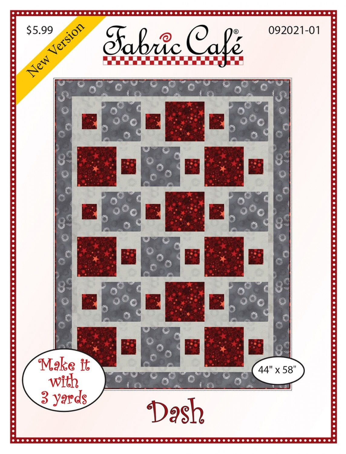 3 Yard Quilt, Interlock Pattern