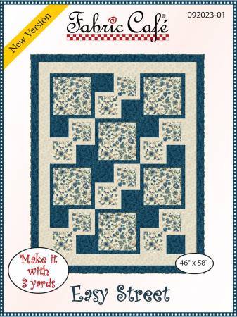 Easy Street Pattern - 3-yard Quilt - Fabric Cafe