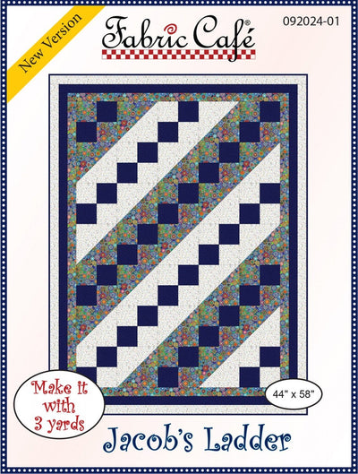 Jacob's Ladder Pattern - 3-yard Quilt - Fabric Cafe