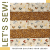 Brown Whimsical - Blockade - Table Topper Kit