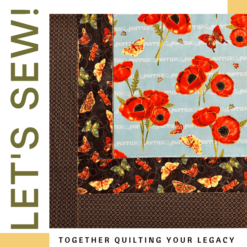 Black Butterflies - In the Beginning - Table Topper Kit