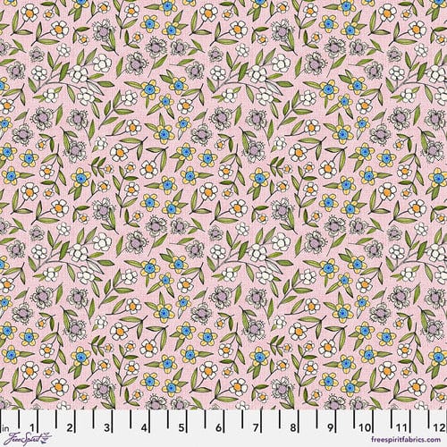 🪡 Garden Floral - Pink - Well Owl Be - Freespirit