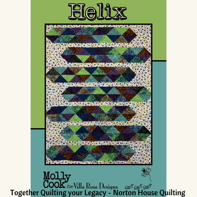 DIGITAL - Helix Quilt Pattern - Villa Rosa Designs