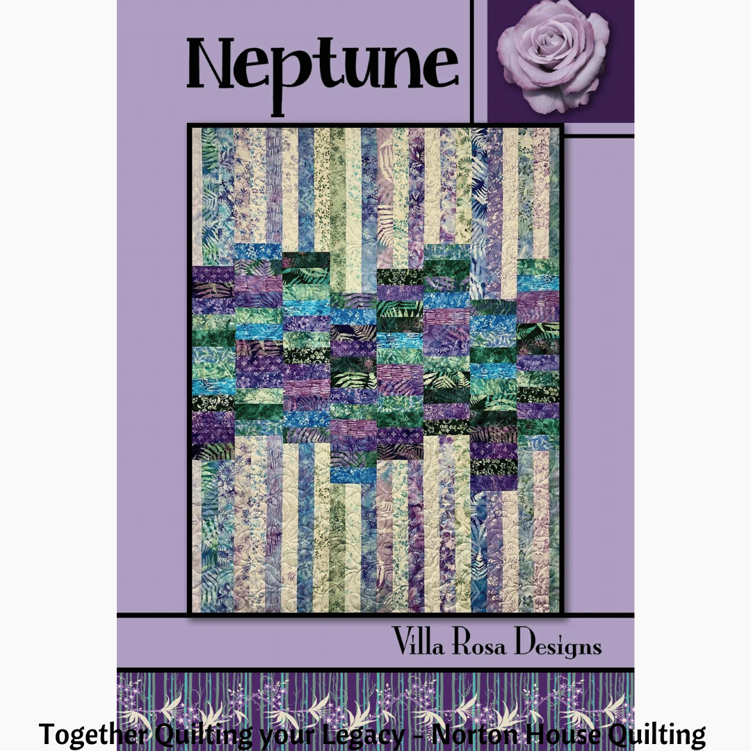DIGITAL - Neptune Quilt Pattern - Villa Rosa Designs
