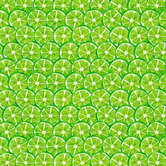 Squeeze the Day - Green Citrus Slices - 42467-771 - Wilmington Prints