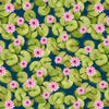 Dockside - Green & Navy Lily Pad Allover - 9778-76 - Henry Glass