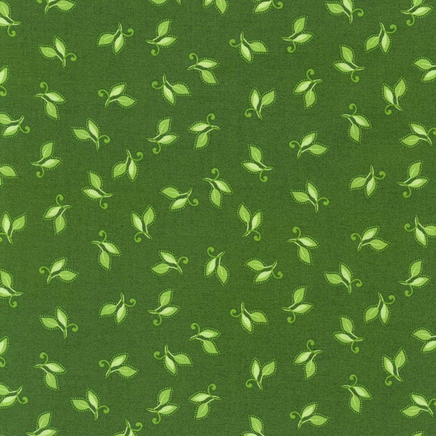 Flowerhouse Sunshine - Leaves Fresh Sage- FLH-20253-459- Robert Kaufman