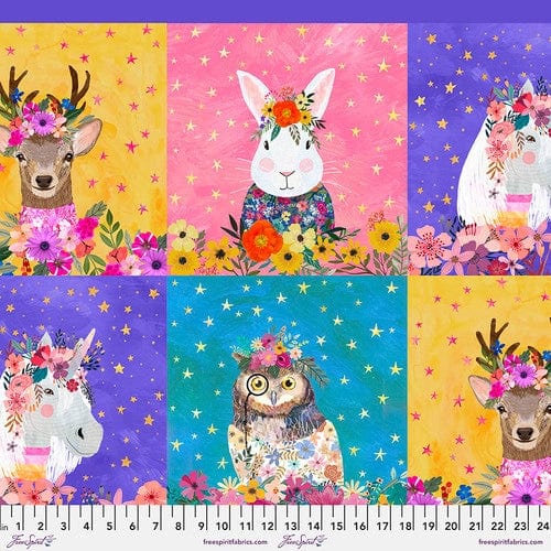 Magic Friends - Panel || Magic Friends ||  Free Spirit Fabrics