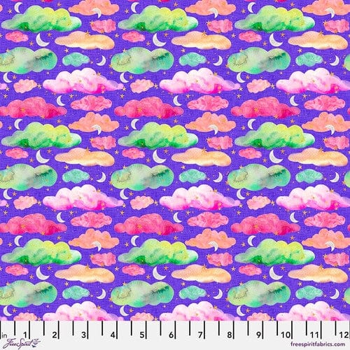 Magic Sky - Violet || Magic Friends ||  Free Spirit Fabrics