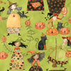 Halloween Whimsy - Main Green -  Riley Blake - Halloween