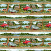 Down by the Lake - Multi Down by the Lake Stripe - 39727-724 - Wilmington Prints