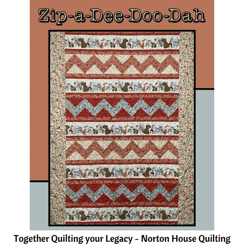 DIGITAL Zip-a-Dee-Doo-Dah Quilt Pattern - Villa Rosa Designs