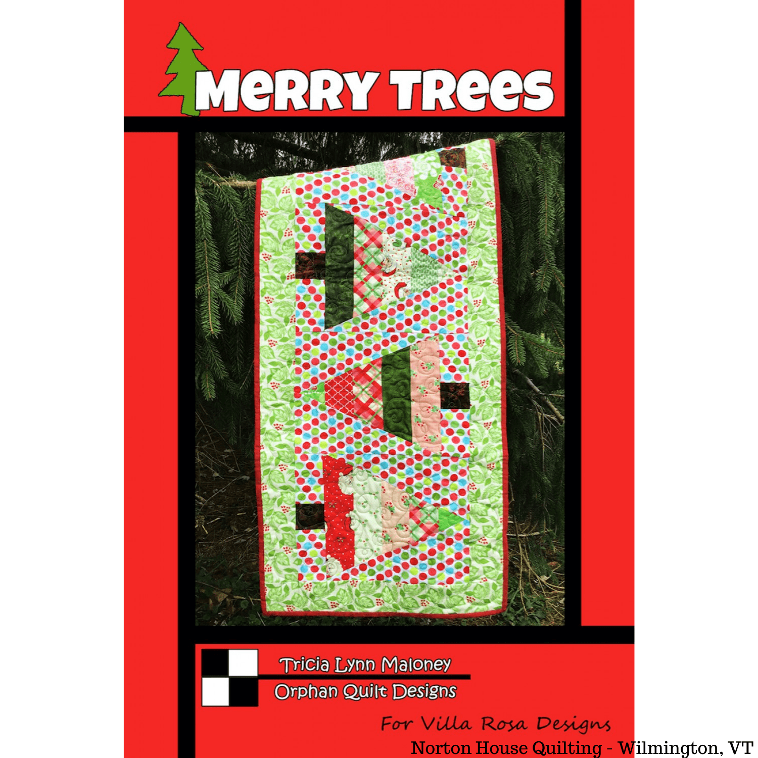 Merry Trees - Table Topper - Villa Rosa Designs