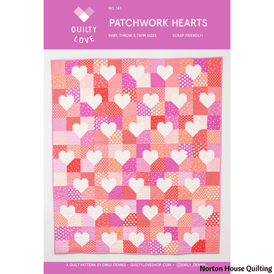 Patchwork Hearts Quilt Pattern