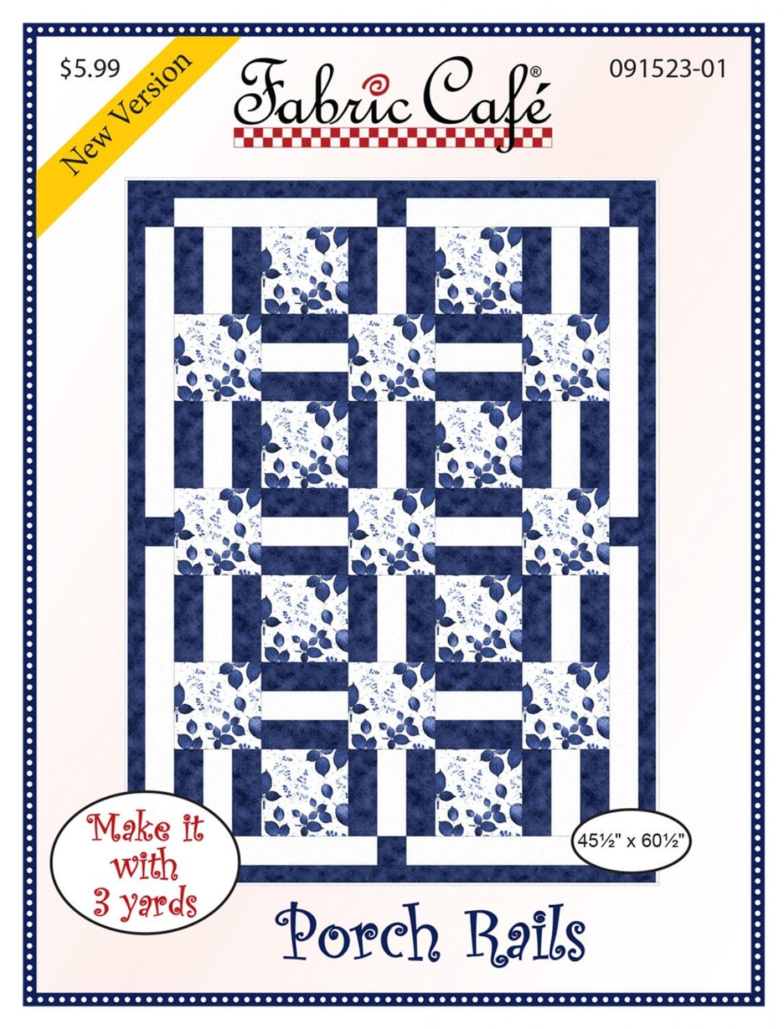 Fabric Cafe - Easy Street / 3 yard quilt pattern - 850029306320