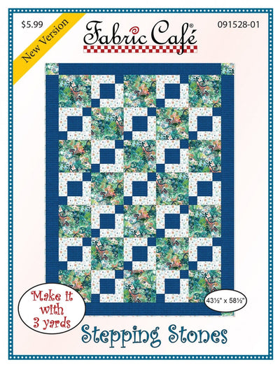 Stepping Stones Pattern - 3-yard Quilt - Fabric Cafe