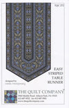 Easy Striped Table Runner