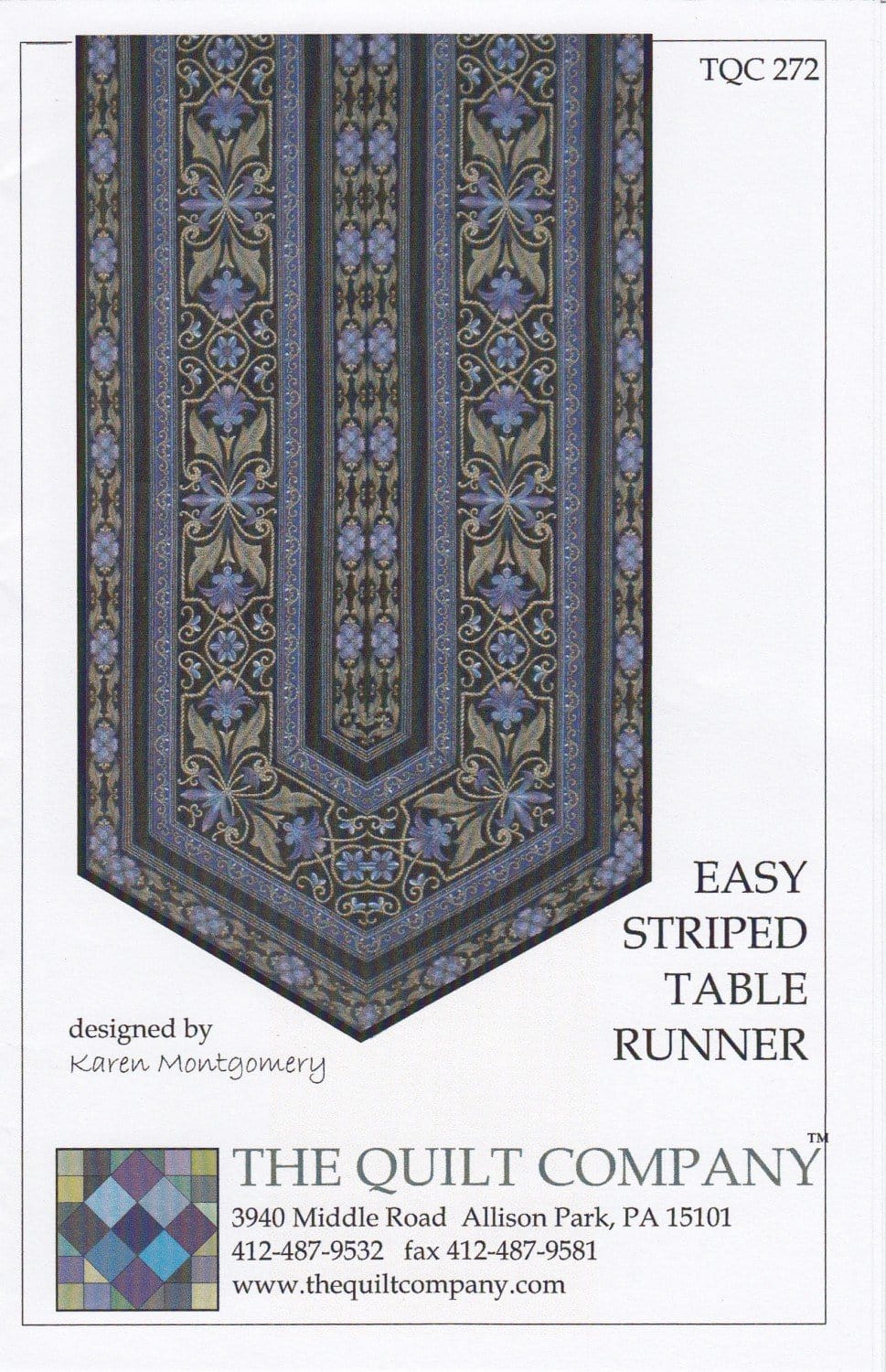 Easy Striped Table Runner