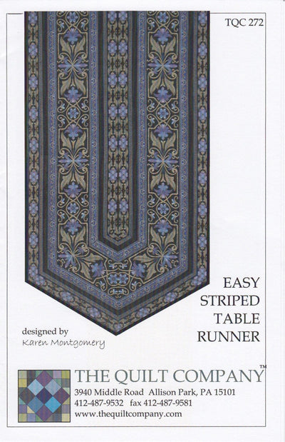 Easy Striped Table Runner