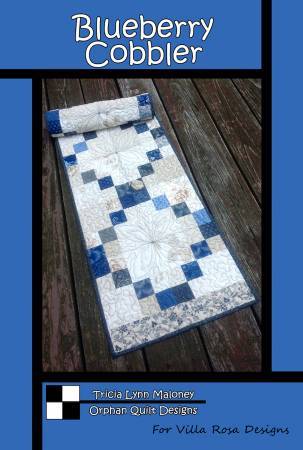 Blueberry Cobbler Table Topper — Digital Pattern (PDF Download) ✂️