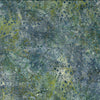 Lakeside - Blue / Green Leaves & Circles - Wilmington Prints Watercolor Fabrics