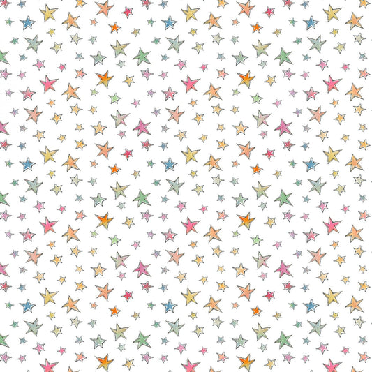 White Stars Allover - 10514-187 - Wilmington Prints - Sweet World Fabric