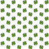 Hello Lucky - White & Green Four Leaf Clover - 9735-06 - Henry Glass