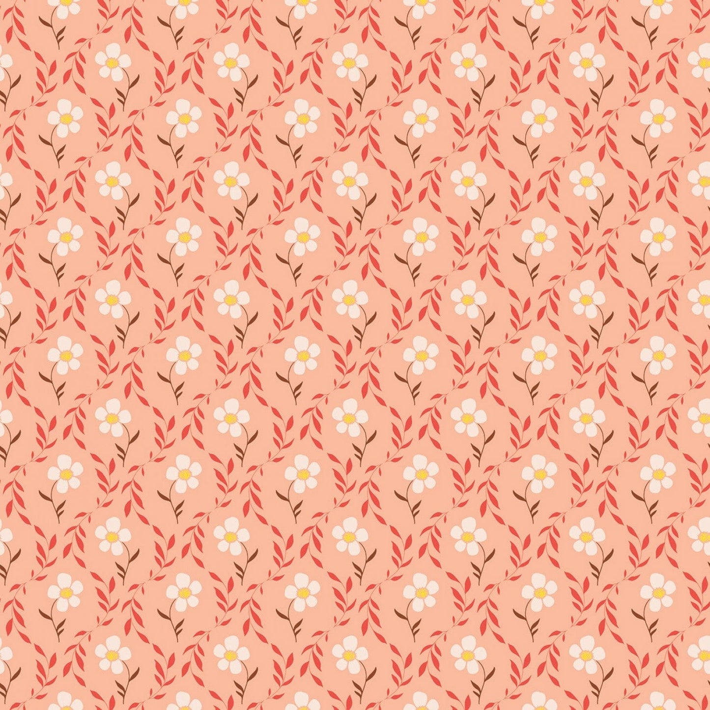 🪡 Harmony Bloom Apricot - C11094-APRICOT - Riley Blake - Flower Prints - Norton House Quilting