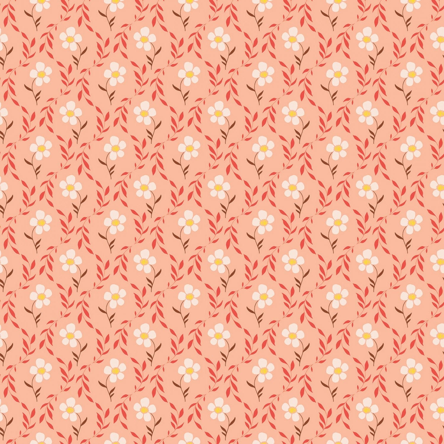 🪡 Harmony Bloom Apricot - C11094-APRICOT - Riley Blake - Flower Prints - Norton House Quilting