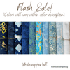 Blues - Bali 1-yard Bundles - Flash Sale!