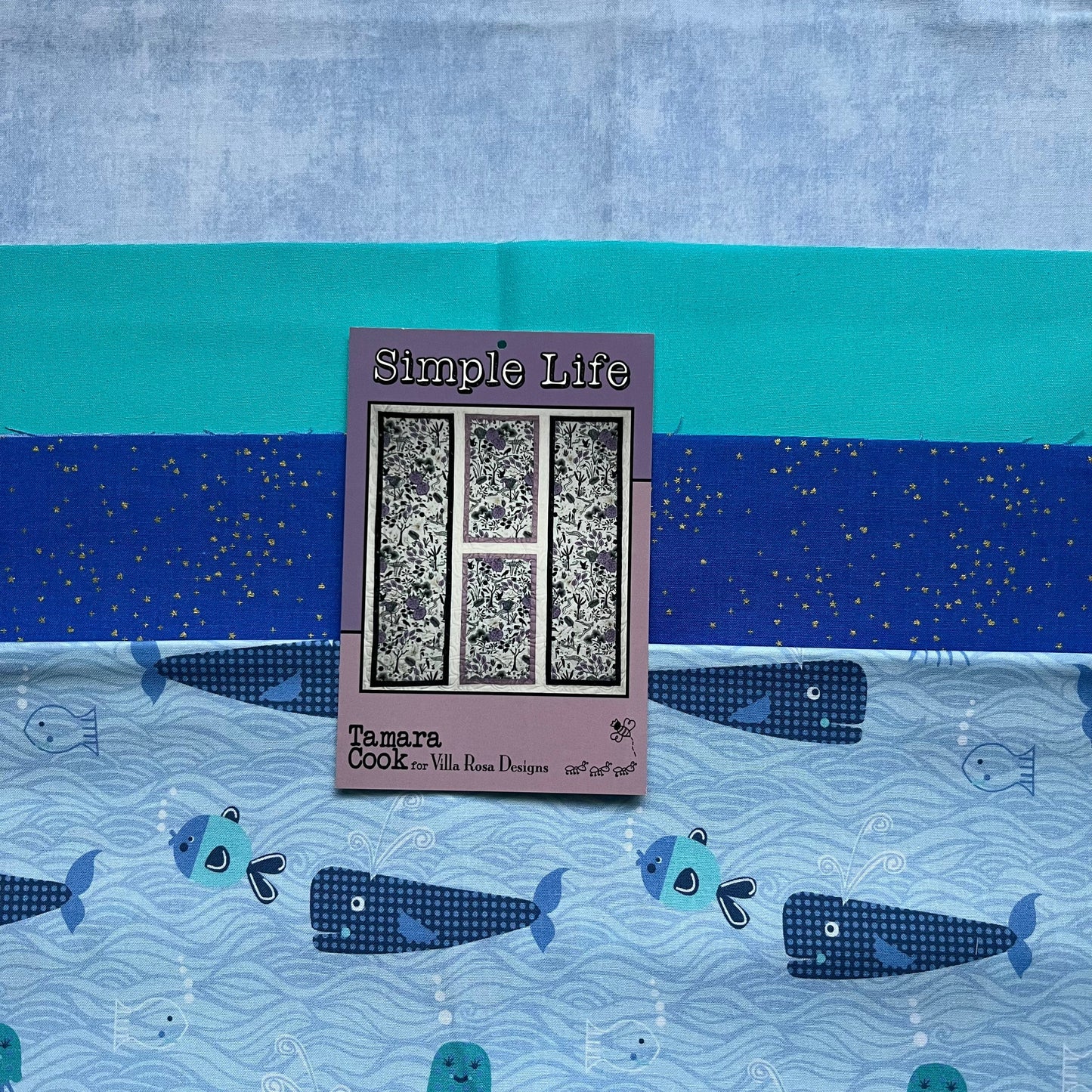 Ocean Whales of Quilt - Kit
