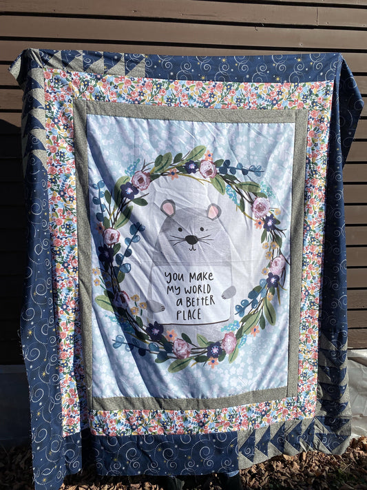You Make the World a Better Place Quilt Kit