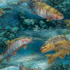 Wild Wings Troutman Basin - Animal Wildlife Fabric