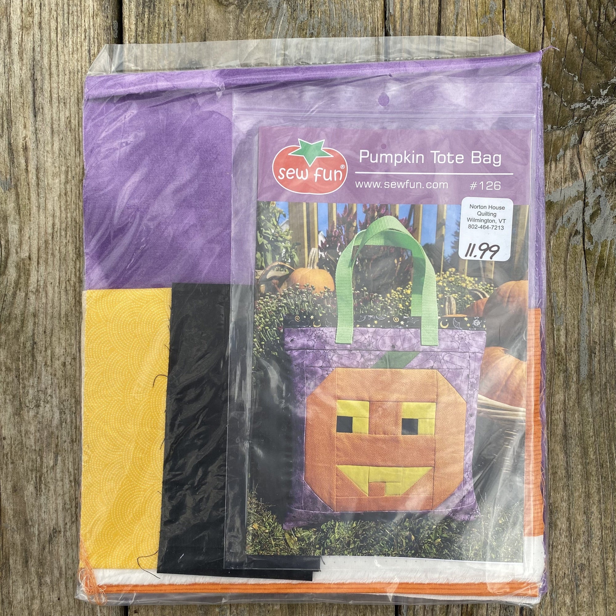 Pumpkin Tote Bag - Kit