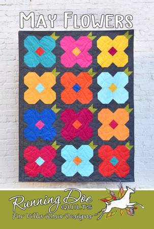 May Flowers Quilt — Digital Quilt Pattern (PDF Download) ✂️ - Norton House Quilting