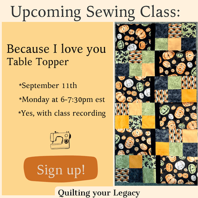 Sewing Ticket to Quilting with Emily